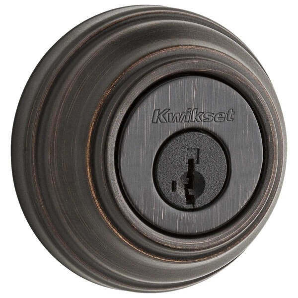 Kwikset 985 Deadbolt, Keyed Both Sides, featuring SmartKey Security