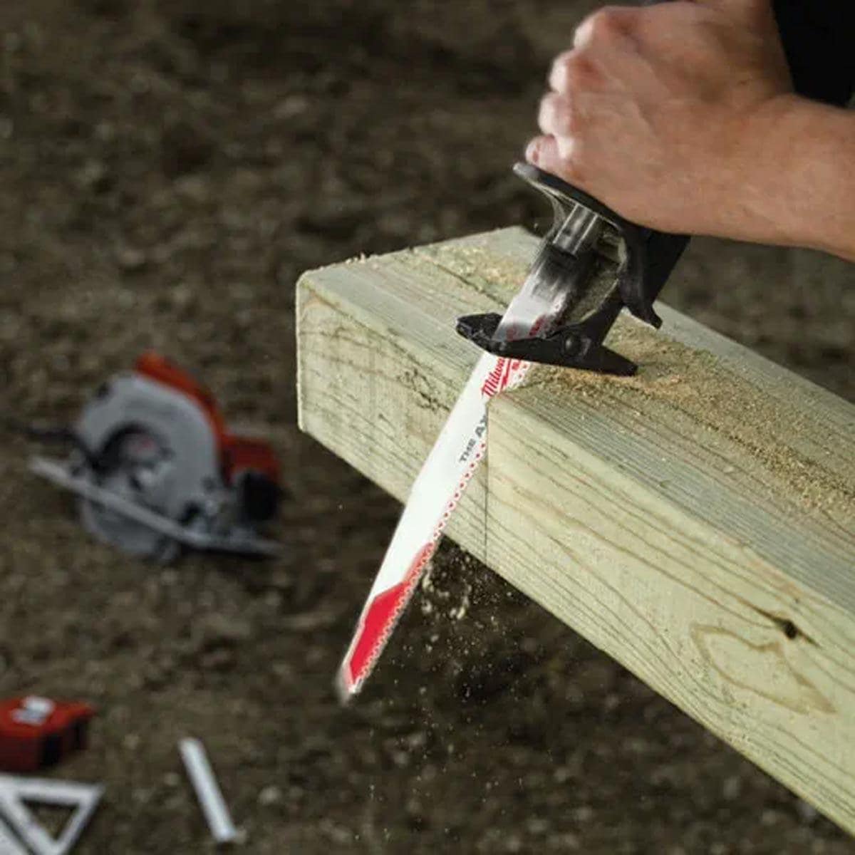 Milwaukee SAWZALL 12 in. 5 TPI AX Nail Embedded Wood Blades Milwaukee SAWZALL 12 in. 5 TPI AX Nail Embedded Wood Blades