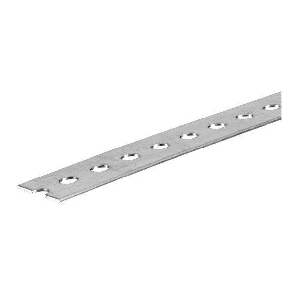 Zinc Plated Slotted Flat 13/8 in. x 4 ft. in. City Mill