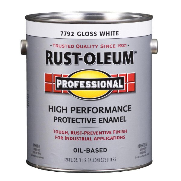 RustOleum 1 Gallon Gloss White Professional High Performance