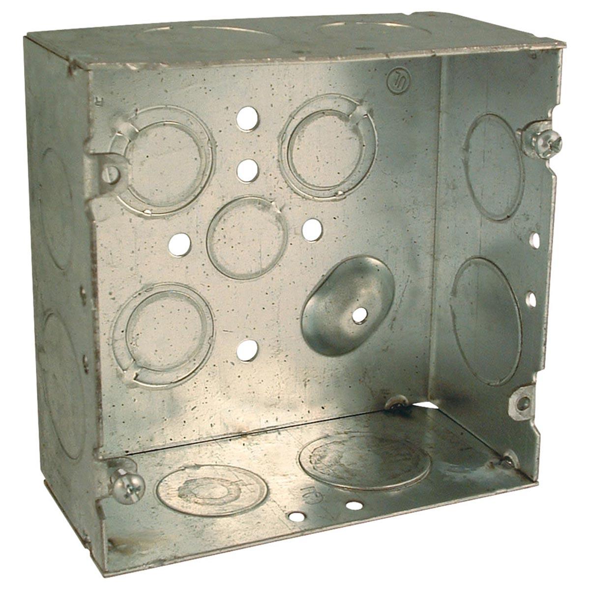 4-11/16 in. Square Box With 3/4 in. & 1 in. Knockouts | City