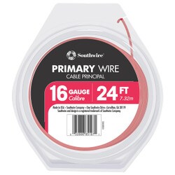 Southwire 33-ft 18-AWG Stranded White Gpt Primary Wire in the