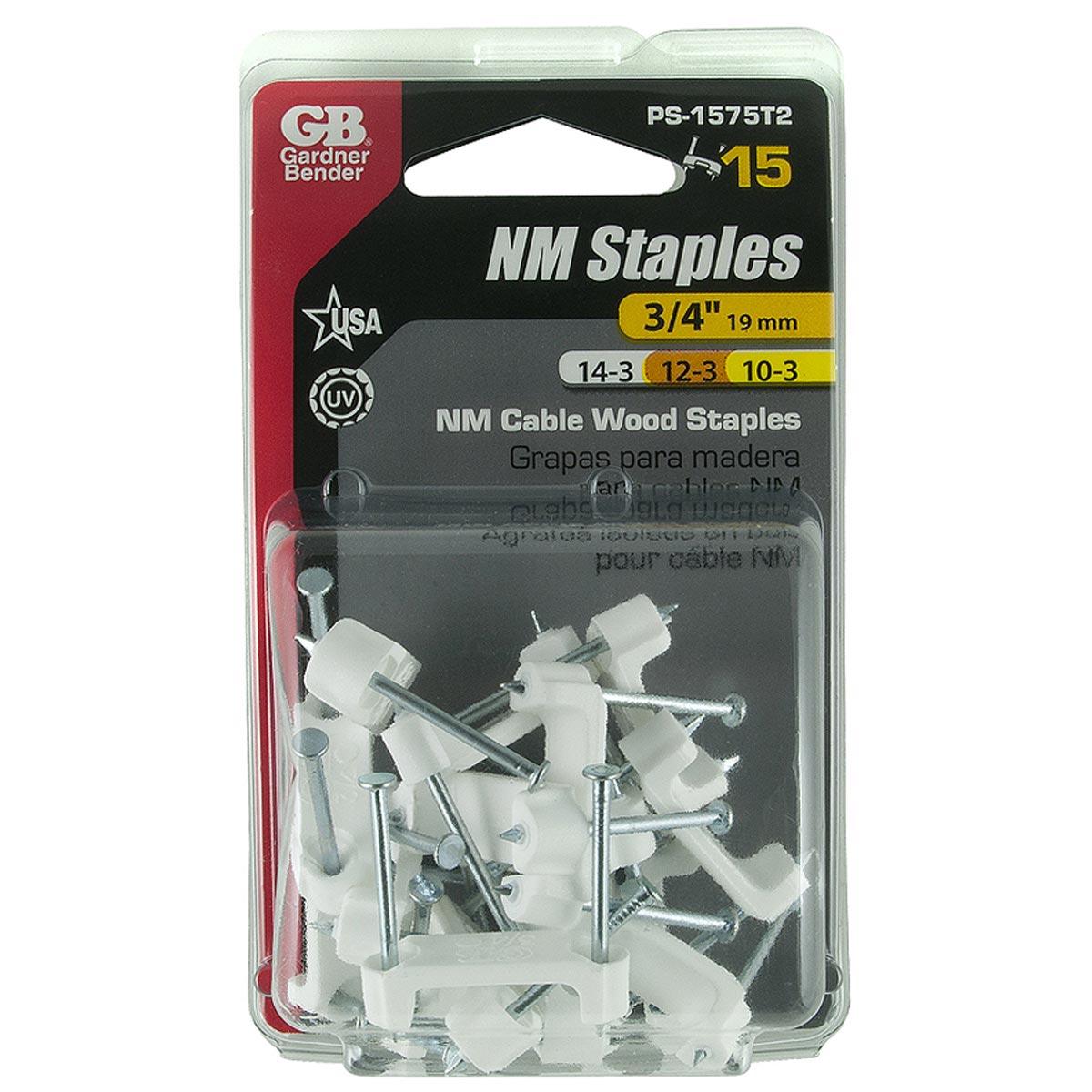 3/4 in. White Insulated Romex Staples 15 Count | City Mill