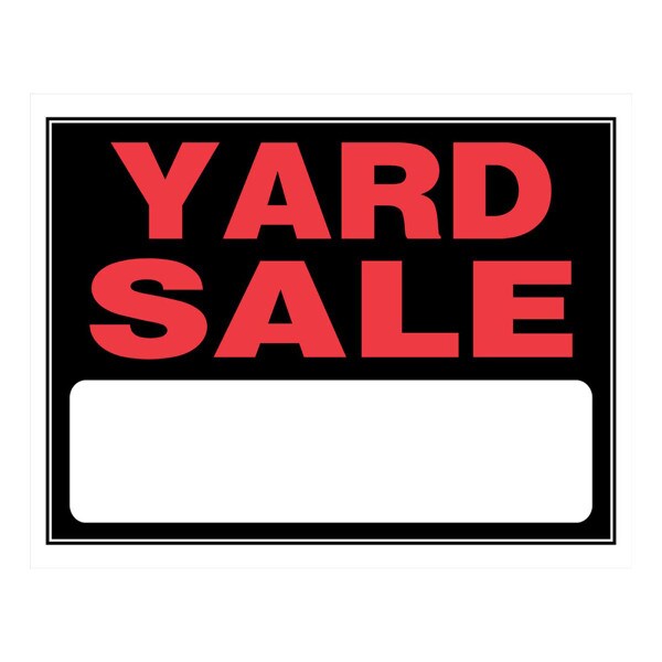Yard Sale Sign City Mill Yard Sale Sign City Mill