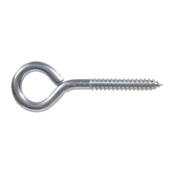 5 16 in x 4 in zinc plated lag thread screw eye