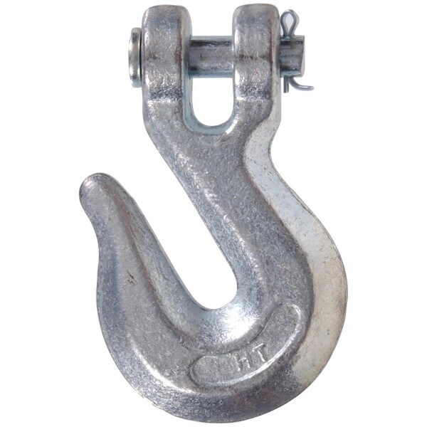 Zinc Chain Hook Clevis Type Grab Hook 5/16 in.