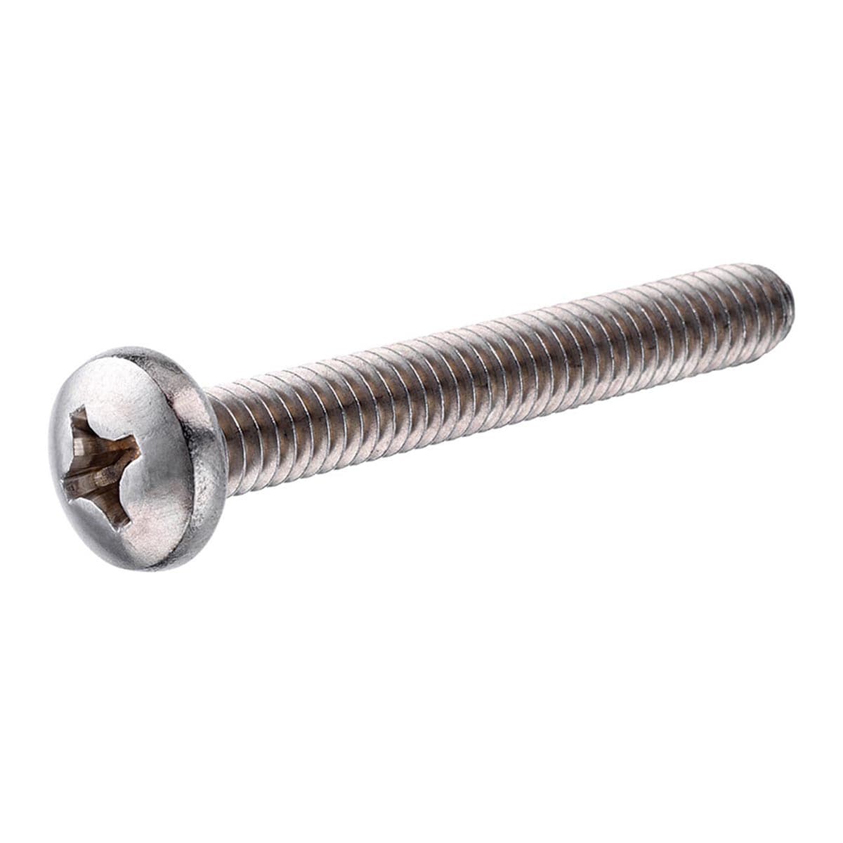 Stainless Steel Phillips Pan Head Machine Screw 1 4 20 x 3 4 in