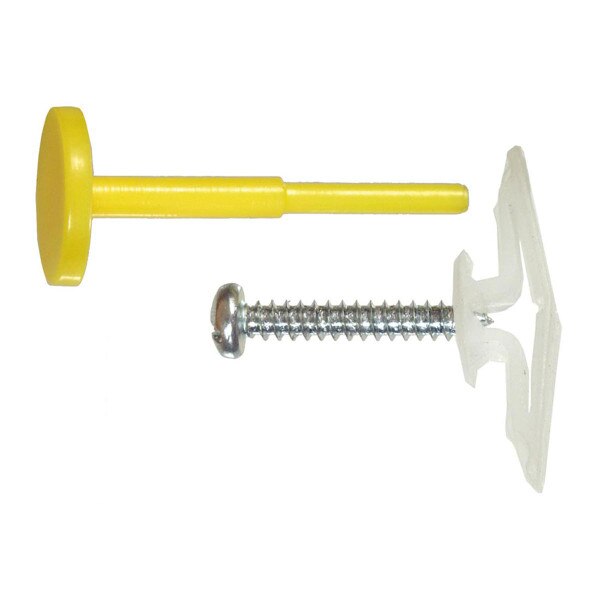PopToggle Anchor w/ Screw & Pin 1/8 in. Small, 2 Pieces City Mill