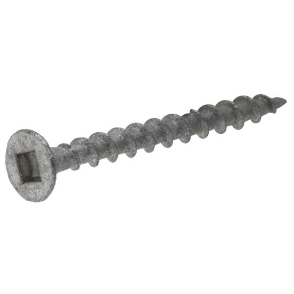 Galvanized Square Drive Deck Screw 6 x 2 in., 50 Pieces City Mill