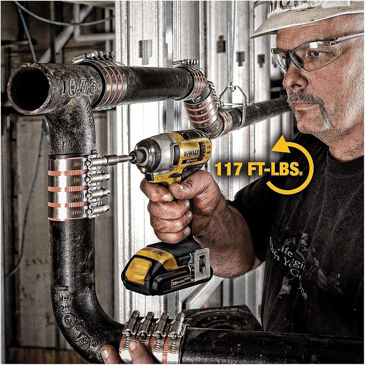 DEWALT 20V MAX Drill Driver Impact Driver Combo Kit with 2 Batteries Charger Storage Bag City Mill