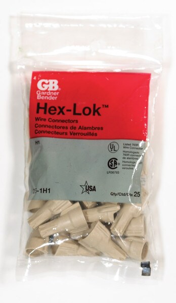 【NEW限定品】 22-8 Hex-Lok Bender Gardner Ga. 25 Tan Connector Wire Copper ジャケット・アウター