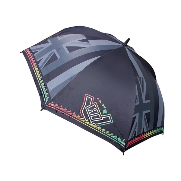 Hawaiian Style Color Changing 58 inch Folding Umbrella Shaka Tribal