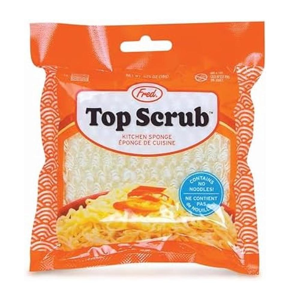 Genuine Fred Top Scrub - Ramen Sponge, Multicolored