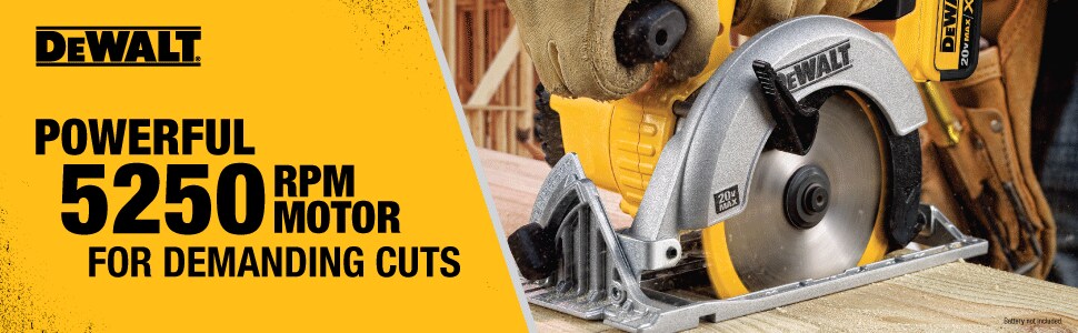 DEWALT 20V MAX Cordless 6 1 2 in. Circular Saw Tool Only No