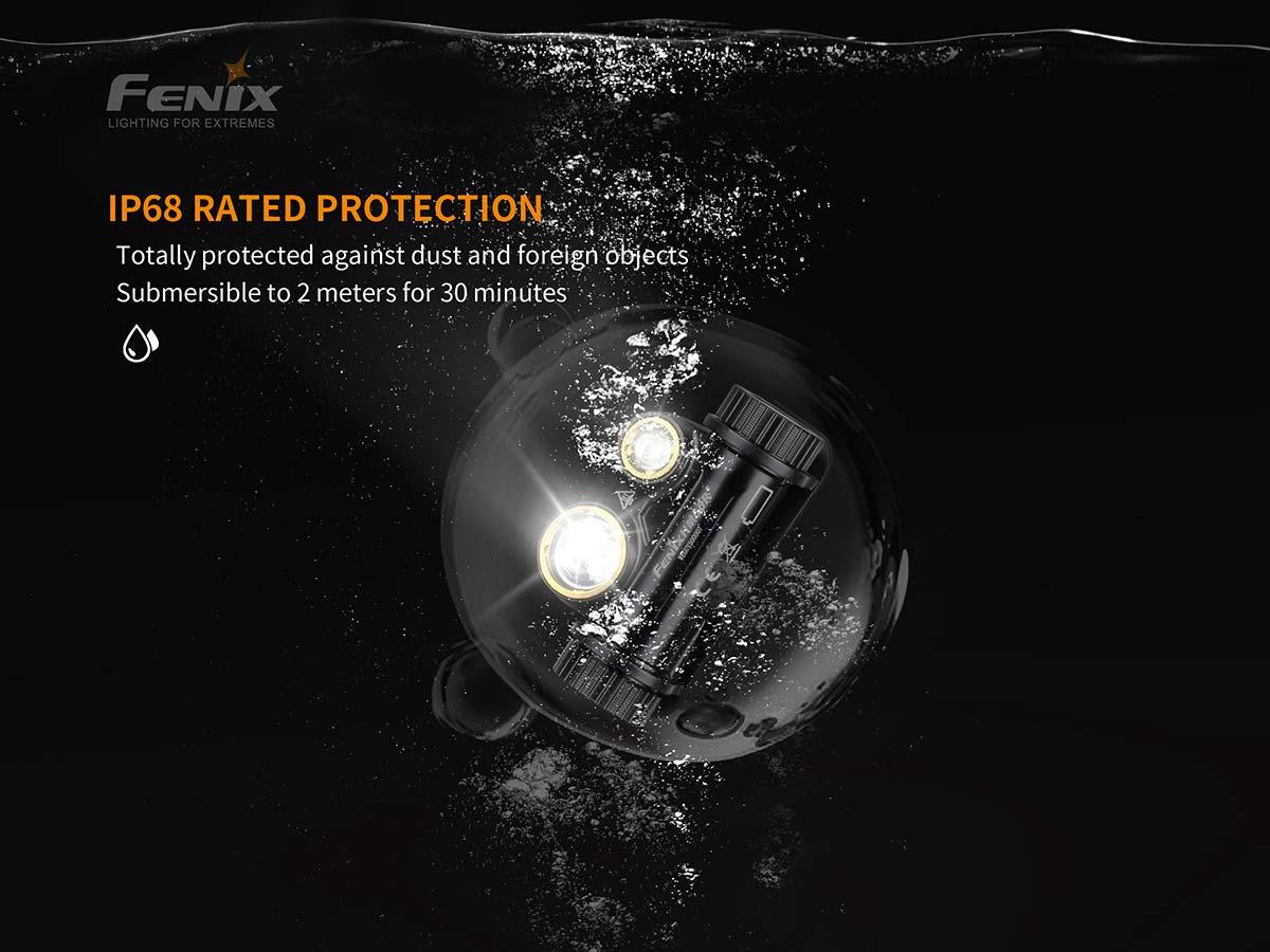 IP68 rated protection