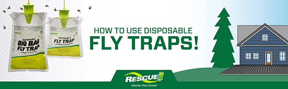 thumbnail image 2 of Outdoor Disposable Hanging Fly Trap – Effective Catcher Station (2, 4, Or 6 Pack) 2 of 6